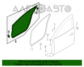 Garnitura ușii față stânga Mazda 3 14-18 BM