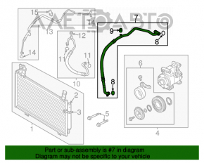 Compresorul de aer condiționat al încălzitorului Mazda 3 14-18 BM