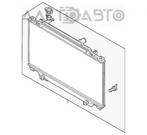 Radiator de răcire apă Mazda 3 14-18 BM 2.0 2.5 SIGNEDA