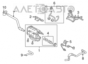 Canistra cu absorbant de cărbune Mazda 3 14-18 BM