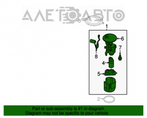 Pompă de combustibil Mazda 3 14-18 BM, complet asamblată