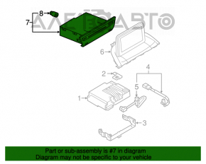 Магнитофон радио Mazda 3 14-18 BM Bose