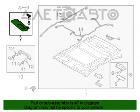 Capota stânga Mazda 3 14-18 BM gri, fără cârlig