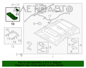 Capota dreapta Mazda 3 14-18 BM gri, fara cârlig