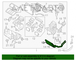 Радиатор отопителя печки Mazda 3 14-18 BM