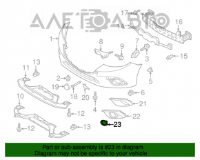 Cadru far stanga Mazda 3 14-16 BM, inel de reconditionare