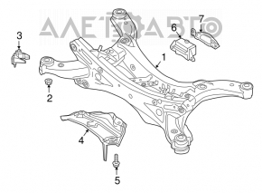 Bara spate Mazda 3 14-18 BM