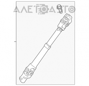 Bară de direcție pentru Mazda 3 14-18 BM