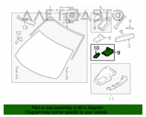 Camera de monitorizare a benzii pentru Mazda 3 14-18 BM