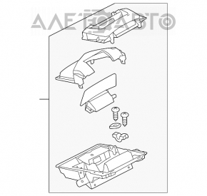 Ecranul de bord superior al Mazda 3 14-18 BM