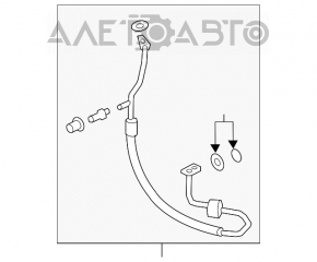 Tubul de aer condiționat pentru încălzire-condensator Ford Escape MK3 17-19 restilizat 1.5T 2.5 2.0T