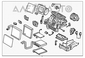 Arzătorul complet pentru Ford Escape MK3 17-19