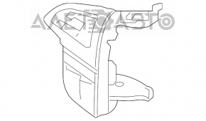 Butoanele de control de pe volanul stâng al Ford Escape MK3 17-19 restyled.