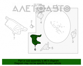 Кнопки управления на руле левые Ford Escape MK3 17-19 рест