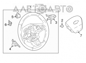 Кнопки управления на руле правые Ford Ecosport 18-22