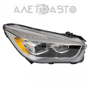 Farul din față dreapta asamblat Ford Escape MK3 17-19 restilizat xenon + LED luminos