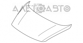 Capota goală Mazda CX-9 16- aluminiu nou OEM original