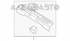 Capac portbagaj Ford Fiesta 14-19 5 uși