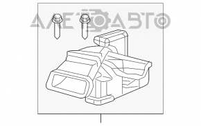 Воздухоприемник Jeep Cherokee KL 14-18 2.4 отломан мусоросборник