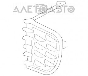 Dop cârlig remorcare bara spate Jeep Renegade 15 - nou original OEM