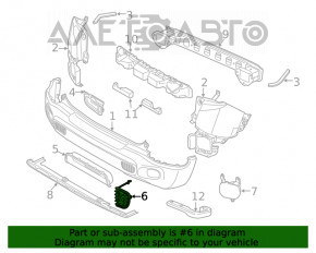 Capacul carligului de tractare pentru bara spate a Jeep Renegade 15-