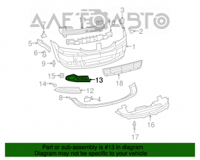 Grila dreapta pentru Dodge Journey 11- SE, noua, neoriginala