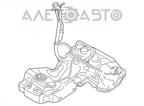 Топливный бак Audi A4 B8 13-16 рест 2.0T