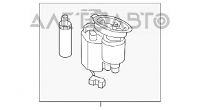 Pompă de combustibil pentru Audi A4 B8 13-16 restilizat 2.0T