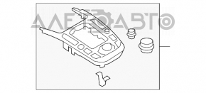 Накладка шифтера Audi Q5 8R 09-17 с управлением мультимедией, тип 1