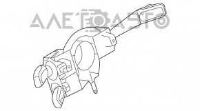 Comutatorul de sub volan pentru asamblarea chitarei Audi A4 B8 13-16