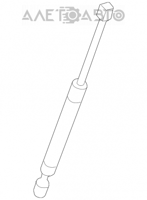 Amortizorul capacului portbagajului Audi A4 B8 13-16 restilizat sedan