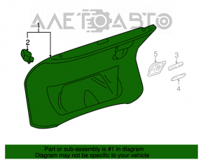 Capacul portbagajului Audi A4 B8 13-16 restilizat sedan, uzat.