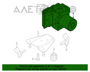 ABS АБС Audi A4 B8 13-16 FWD