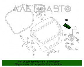 Кнопка открытия багажника Ford C-max MK2 13-18