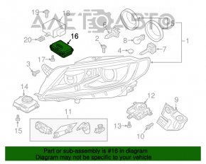 Modul de control AFS VW CC 13-17 restyled