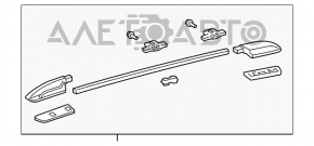 Рейлинг продольный правый Toyota Sequoia 08-16 черн