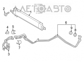 Radiator de ulei de răcire Ford Mustang mk6 15- 3.7 ars