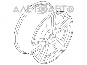 Roată de 17 inch pentru Ford Mustang mk6 15- zgârietură.