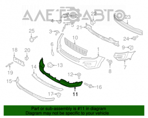 Bara față partea de jos Ford Explorer 16-17 recondiționată nouă neoriginală