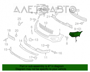 Garnitura far dreapta fata pentru Ford Explorer 16-17, nou, neoriginal.