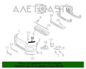 Suport bara fata stanga superioara Hyundai Sonata 17- rest SUA nou neoriginal