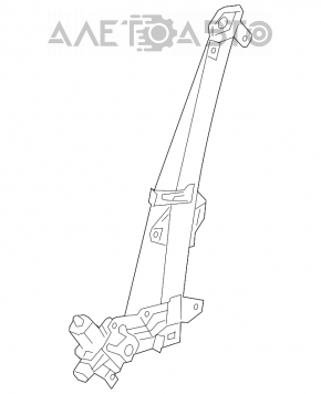 Geam electric cu motor dreapta față Subaru Forester 14-18 SJ