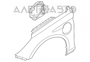 Aripa dreapta fata Hyundai Sonata 18-19