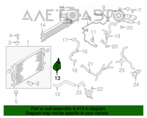 Teava de racire inferioara Ford Fusion mk5 13-20 1.5T