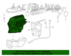 Корпус воздушного фильтра Dodge Challenger 09- 3.6