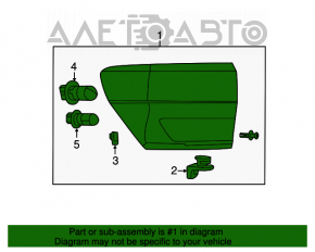 Lampa exterioară aripă stângă Jeep Grand Cherokee WK2 11-13