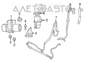 Бачок ГУР Jeep Grand Cherokee WK2 11-15