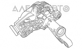 Diferențialul spate reductor pentru Jeep Grand Cherokee WK2 11-13 AWD 3.6 122k.