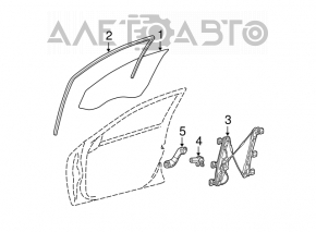 Geam electric cu motor fata dreapta Mercedes W211