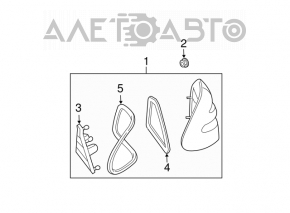 Lampa stângă Mercedes W211 restul